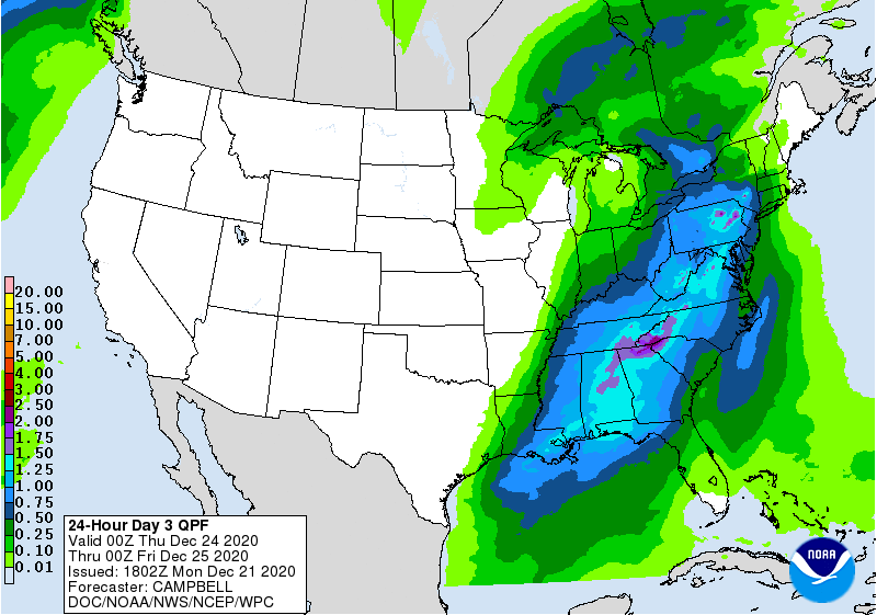 24 Hour Day 3 QPF